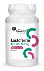 Lactoferrin LFS 90% 100 mg 60 kapsułek - Aliness