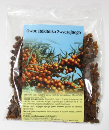 Rokitnik zwyczajny owoc 50 g - Flos
