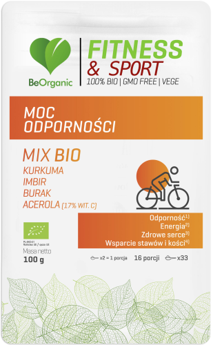 Fitness & Sport Moc odporności BIO 100 g - BeOrganic