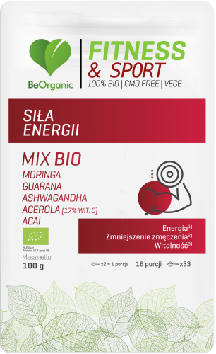 Fitness & Sport Siła energii mix BIO 100 g - BeOrganic