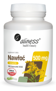 Nawłoć ekstrakt 10:1 500 mg 100 kapsułek vege - Aliness