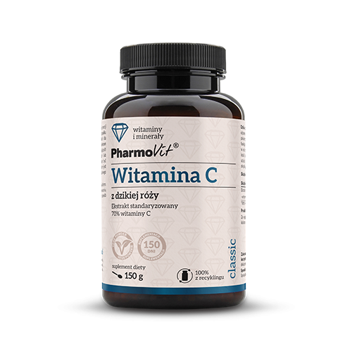 Witamina C z dzikiej róży 150 g - PharmoVit