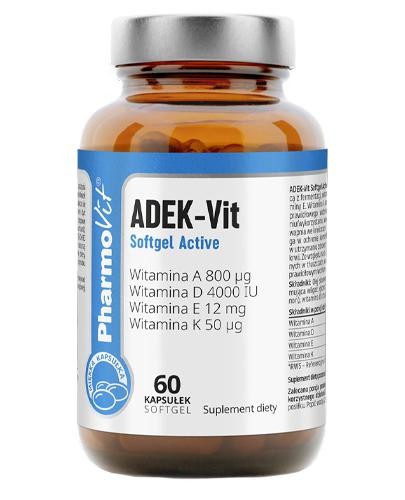 ADEK-Vit Softgel Active 60 kapsułek - PharmoVit