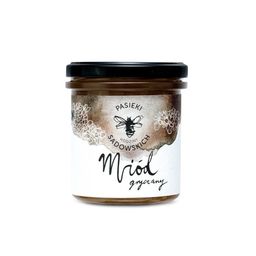 Miód gryczany 450 g - Pasieki Rodziny Sadowskich