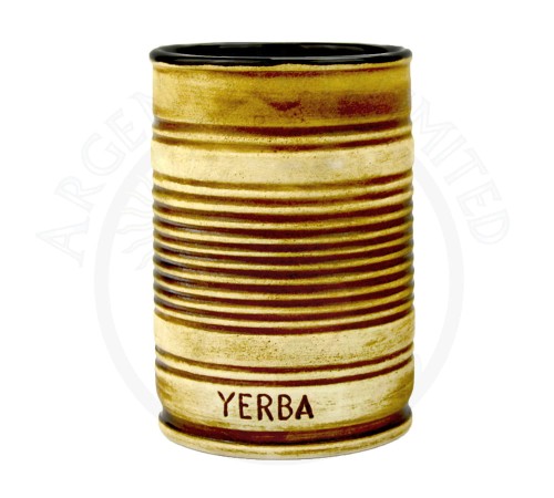 Matero ceramiczne Puszka brązowe 300 ml