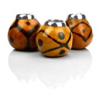 Tykwa z okuciem brązowa we wzory JV108 250 ml