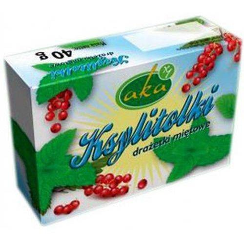 Ksylitolki drażetki pudrowe miętowe 40 g - Aka