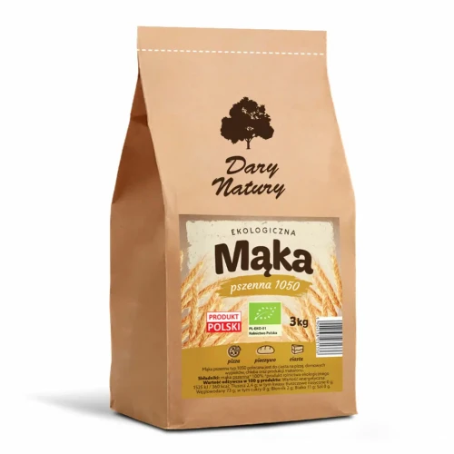 Mąka pszenna typ 1050 EKO 3 kg - Dary Natury