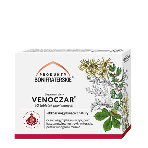 Venoczar (na krążenie żylne) 60 tabletek - Produkty Bonifraterskie