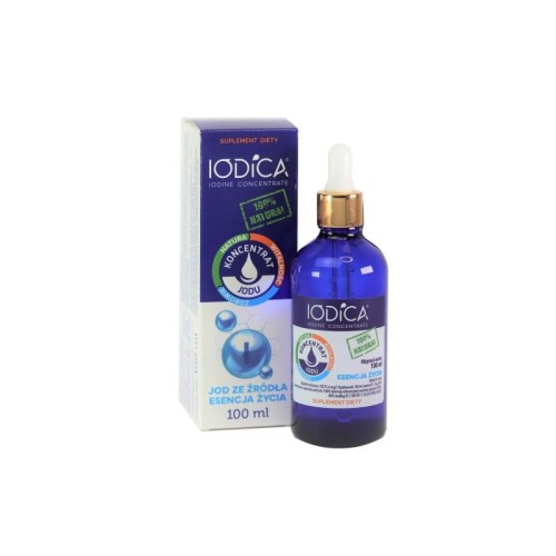 Koncentrat jodu Iodica bio jod naturalny 100 ml w płynie - IODICA