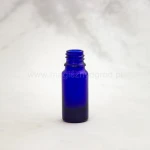 Butelka z niebieskiego szkła gwint 18 mm 10 ml - Nanga