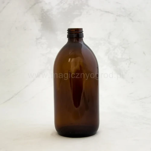 Butelka z brązowego szkła gwint 28 mm 500 ml - Nanga