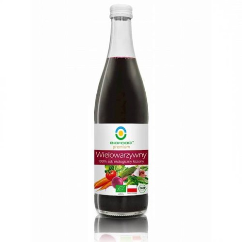 Wielowarzywny 100% sok ekologiczny kiszony BIO 500 ml - Bio Food