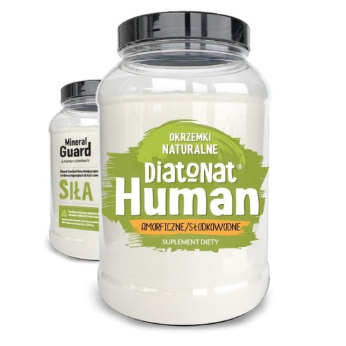 Ziemia Okrzemkowa Diatonat Human (diatomit)  1200 g - Mineral Guard