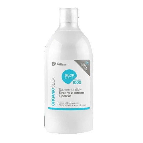 Krzem z borem i jodem Silor + B + J Organic 1 l - Invex Remedies