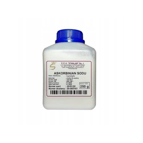 Askorbinian sodu czysty do analizy (CZDA) 250 g - Stanlab